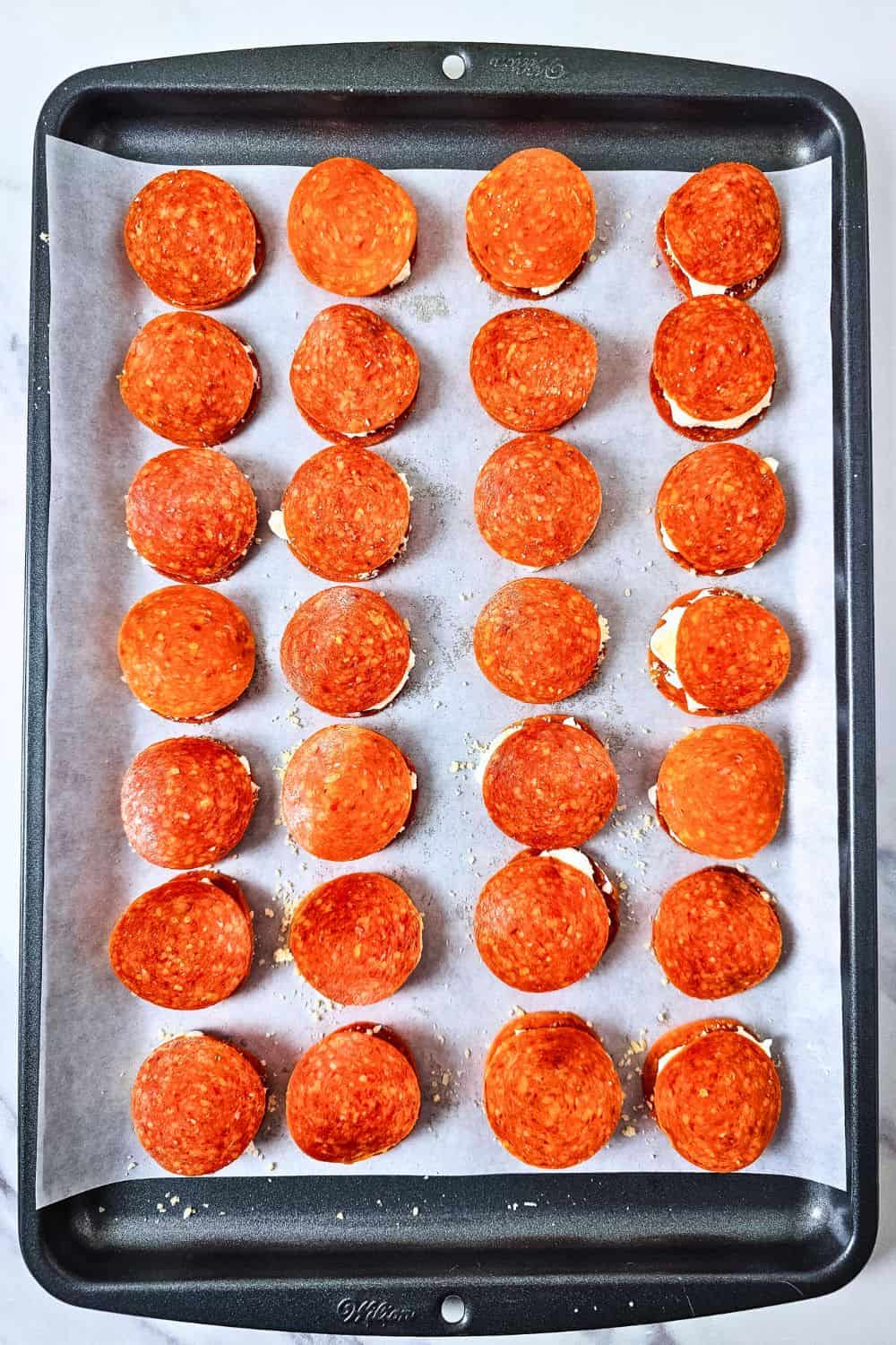 Pepperoni and Cream Cheese Bites - 3-Ingredient Party Finger Food Appetizer