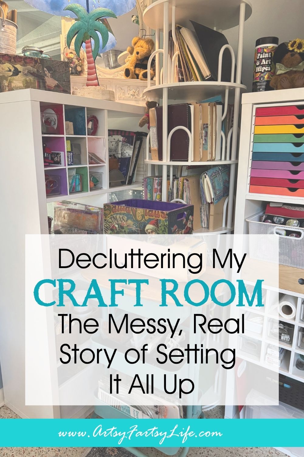 Decluttering My Craft Room - The Messy, Real Story of Setting It All Up