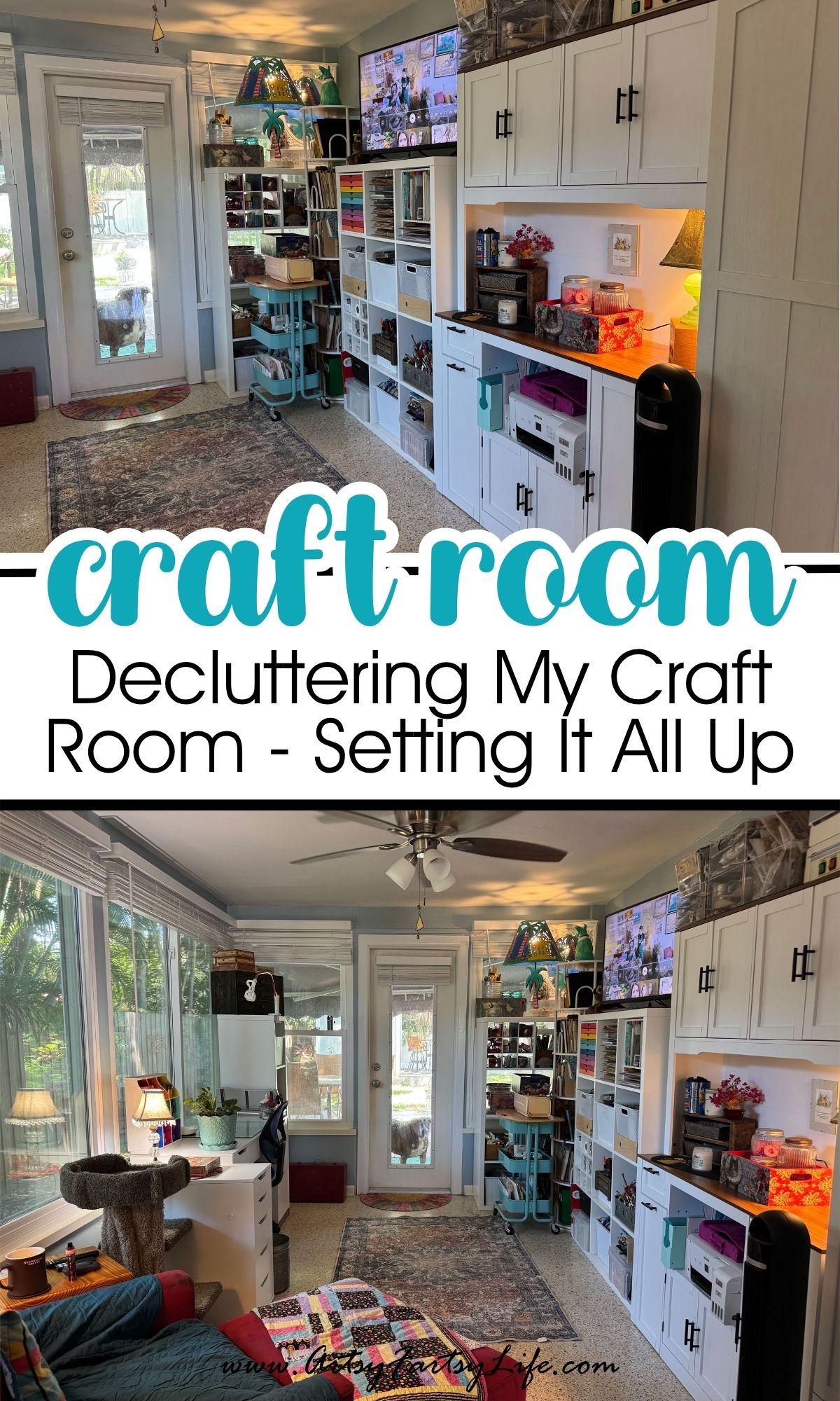 Decluttering My Craft Room - The Messy, Real Story of Setting It All Up