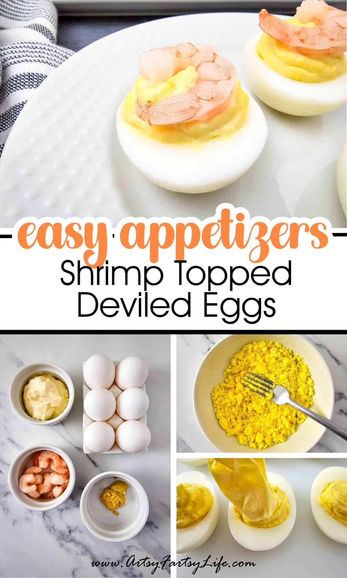 Shrimp Deviled Eggs - The Best Deviled Egg Recipe with an Elegant Twist