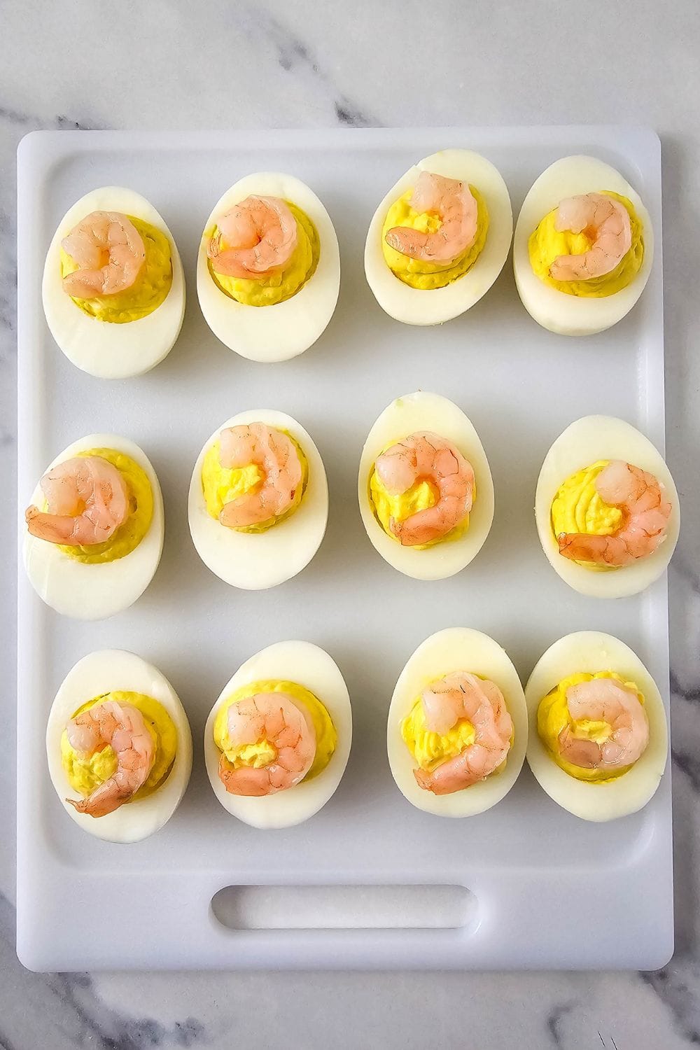 Shrimp Deviled Eggs - The Best Deviled Egg Recipe with an Elegant Twist