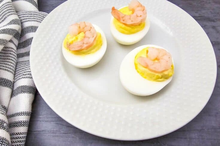Shrimp Deviled Eggs - The Best Deviled Egg Recipe with an Elegant Twist