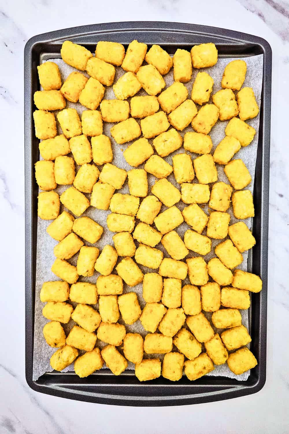Sheet Pan Beef Tater Tot Nachos Cheesy Loaded Game Day Recipe!