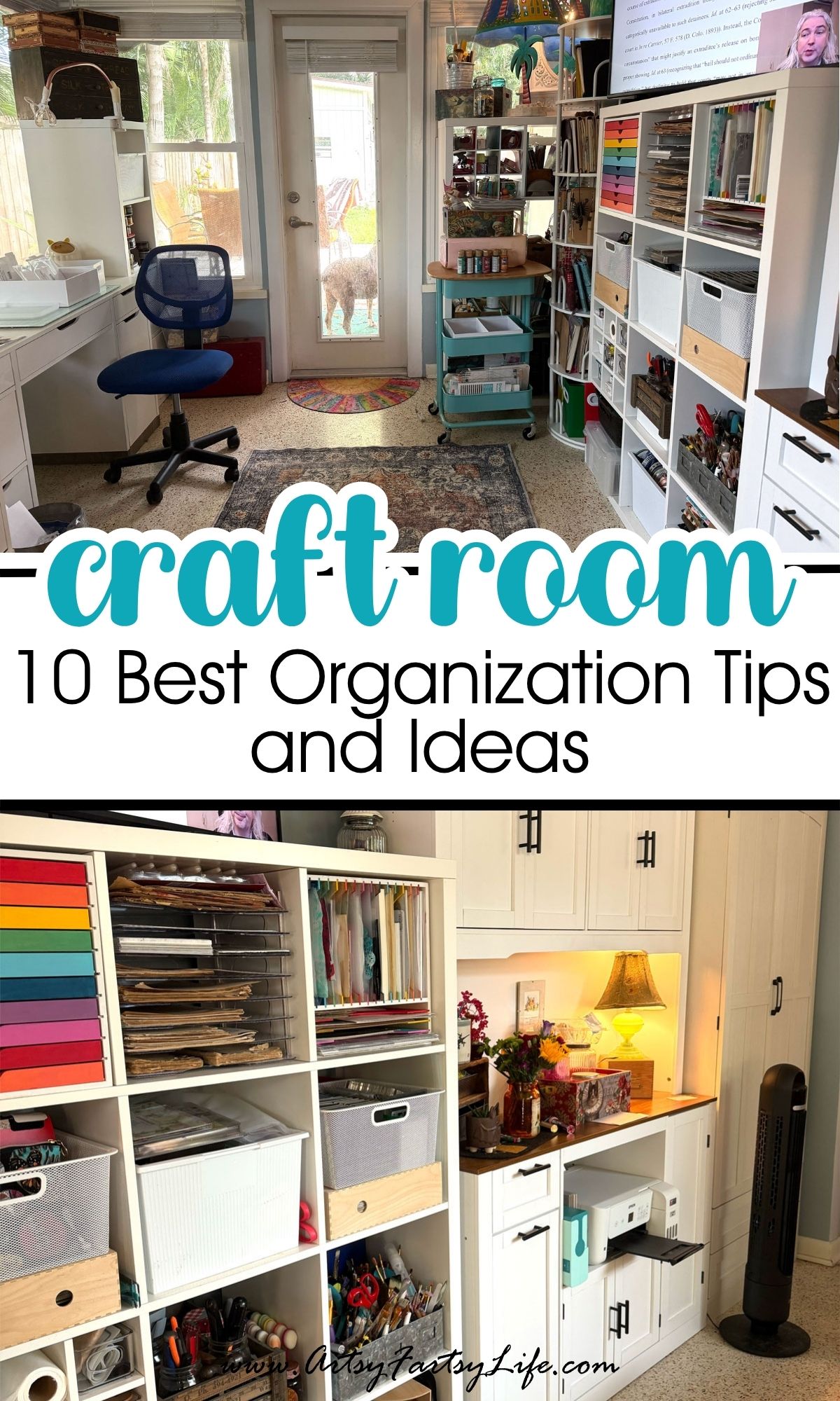 10 Best Small Craft Room Organization Tips and Ideas