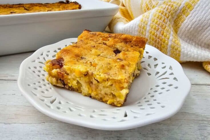 Easy Jiffy Corn Casserole With Cranberries