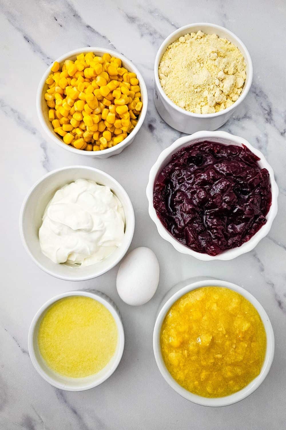 Easy Jiffy Corn Casserole Recipe with Cranberries
