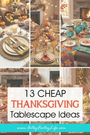 How to Set a Cheap (But Beautiful!) Thanksgiving Table