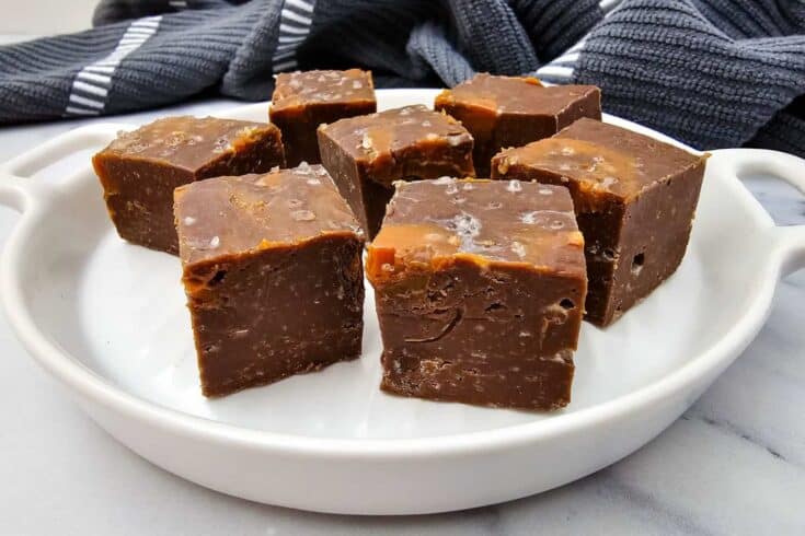 Chocolate Caramel Fudge Recipe: Easy Salted Caramel Swirl Fudge You Can't Resist