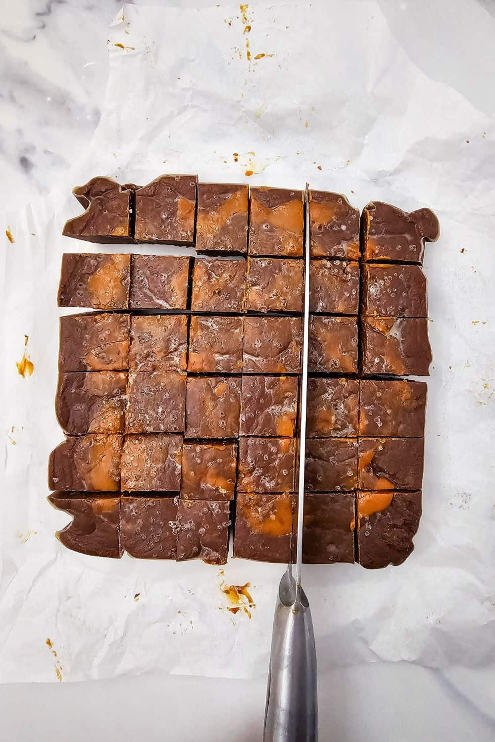 Chocolate Caramel Fudge Recipe: Easy Salted Caramel Swirl Fudge You Can't Resist