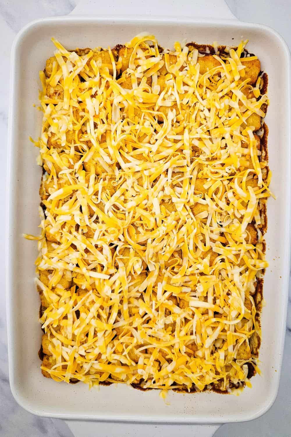 Mexican Tater Tot Casserole with Ground Beef (Easy Tex-Mex Dinner!)