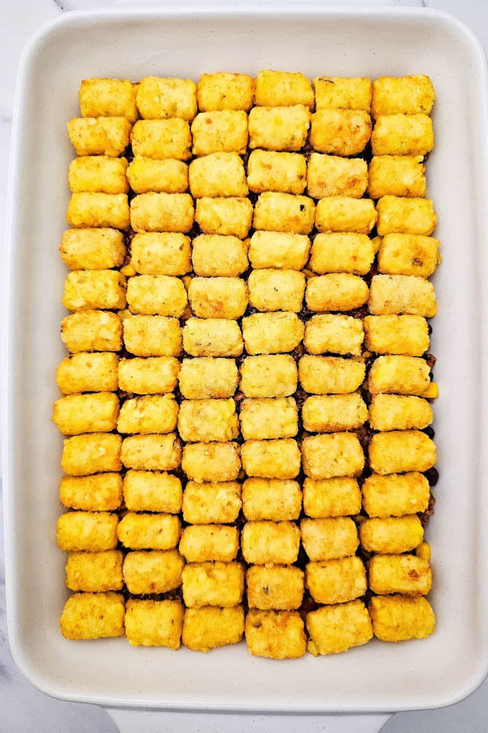 Mexican Tater Tot Casserole with Ground Beef (Easy Tex-Mex Dinner!)