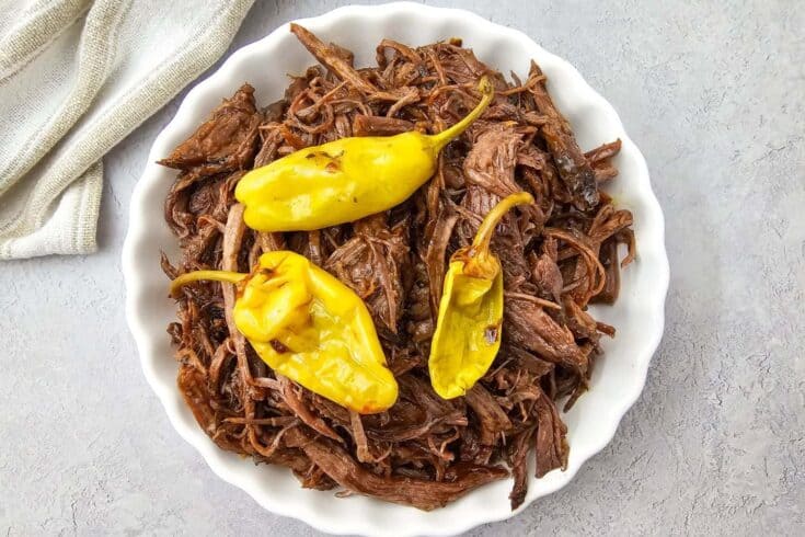 Old Fashioned Mississippi Pot Roast With A Pepperoncini and Ranch Twist