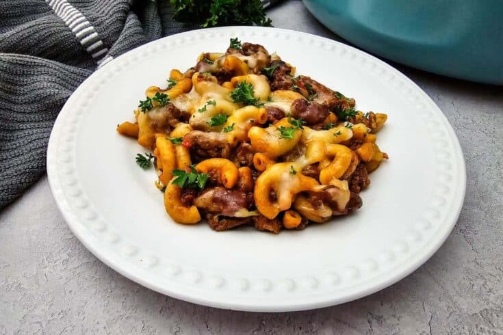 One Skillet Cheesy Chili Mac