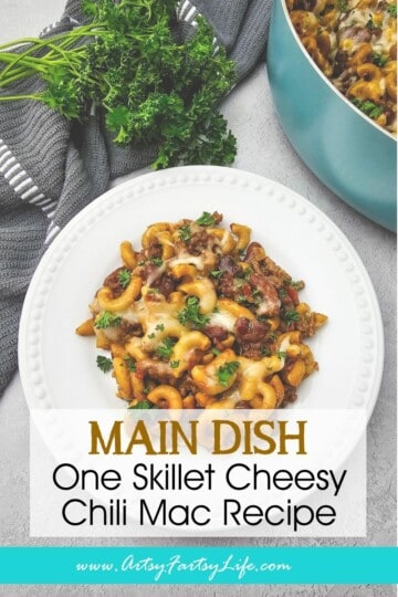 One Skillet Cheesy Chili Mac Recipe - Hearty Comfort Food in 35 Minutes