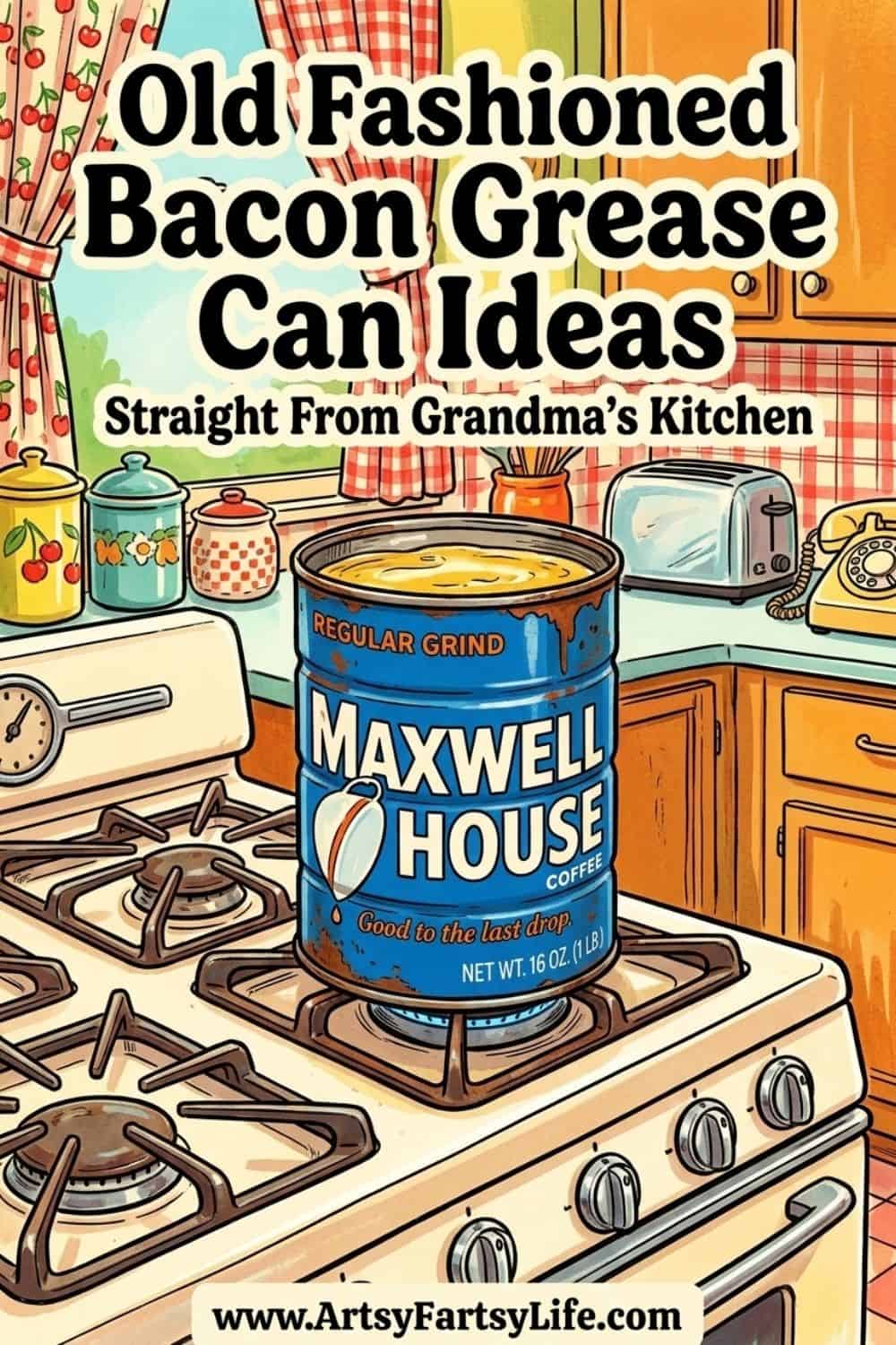 Bacon Grease Container Hacks For A Waste Free Kitchen... These simple bacon grease container hacks make saving fat easy, tidy, and totally waste free. Learn the best way to store bacon grease, try a DIY bacon grease container project, and discover bacon grease uses that turn saved grease into delicious, frugal meals.