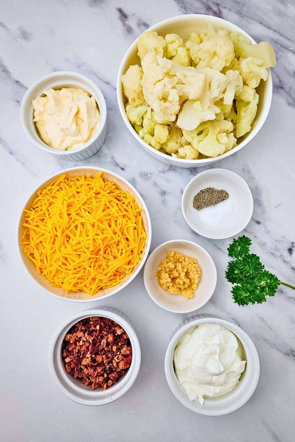 Cheesy Cauliflower Casserole with Bacon - Golden, Bubbly and So Comforting