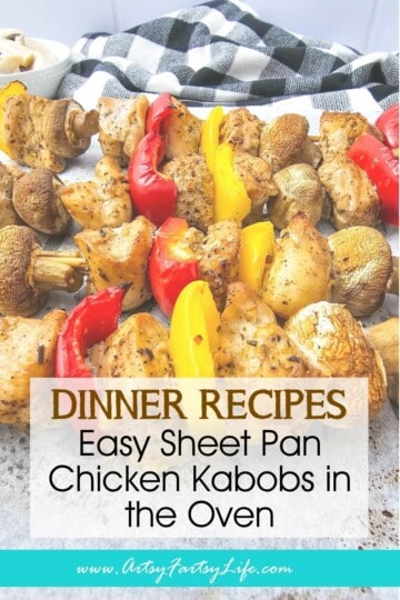 Easy Sheet Pan Chicken Kabobs in the Oven - Juicy, Colorful & Ready in 20 Minutes