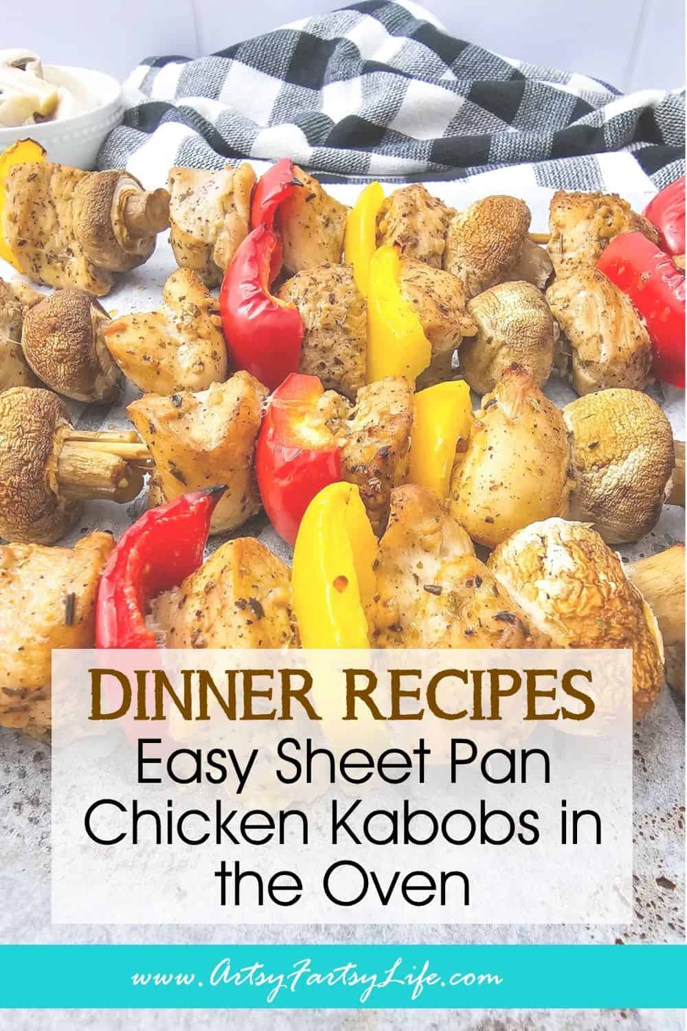 Easy Sheet Pan Chicken Kabobs in the Oven - Juicy, Colorful & Ready in 20 Minutes