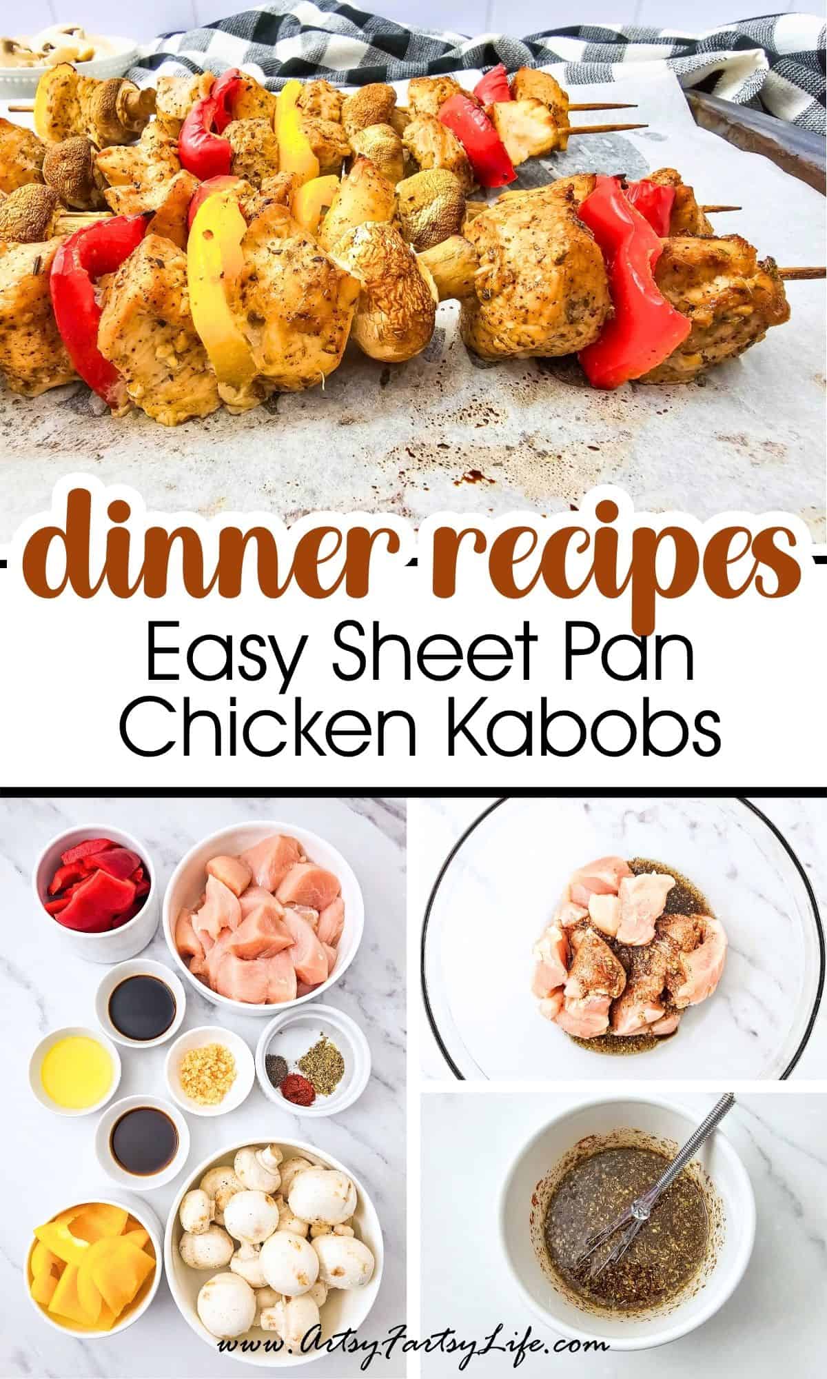 Easy Sheet Pan Chicken Kabobs in the Oven - Juicy, Colorful & Ready in 20 Minutes
